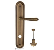 Дверная ручка на планке Fratelli Cattini TOSCANA WC-2 PL288-BY матовая бронза