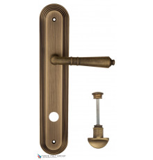 Дверная ручка на планке Fratelli Cattini TOSCANA WC-2 PL288-BY матовая бронза