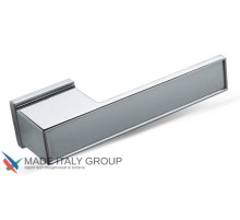 Дверная ручка на прямоугольном основании Fratelli Cattini COSMO CAVITA 6-CR полированный хром Дверная ручка на прямоугольном основании Fratelli Cattini COSMO CAVITA 6-CR полированный хром