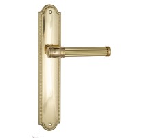 Дверная ручка Venezia IMPERO на планке PL98 полированная латунь