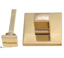 Фиксатор поворотный на квадратном основании Fratelli Cattini WC 8FS-OLV полированная латунь