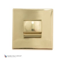 Фиксатор поворотный на квадратном основании Fratelli Cattini WC 8-OLV полированная латунь