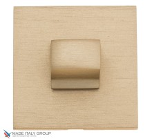 Фиксатор поворотный на квадратном основании Fratelli Cattini WC 8FS-BS матовая латунь