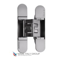 KUBICA K2760CM DXSX, CL петля скрытая универсальная ПОЛИРОВАННЫЙ ХРОМ (60 kg)
