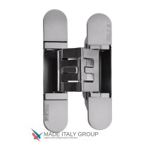 KUBICA K2760CM DXSX, CL петля скрытая универсальная ПОЛИРОВАННЫЙ ХРОМ (60 kg)