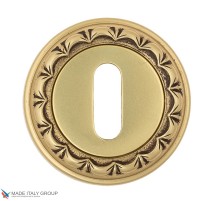 Накладка дверная под ключ буратино Venezia KEY-1 D2 французское золото + коричневый (2шт.)