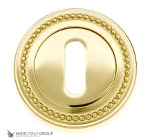 Накладка дверная под ключ буратино Venezia KEY-1 D3 полированная латунь (2шт.)
