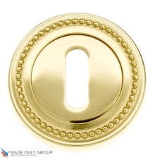 Накладка дверная под ключ буратино Venezia KEY-1 D3 полированная латунь (2шт.)