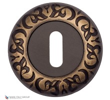 Накладка дверная под ключ буратино Venezia KEY-1 D4 темная бронза (2шт.)