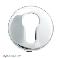 Накладка под цилиндр на круглом основании Fratelli Cattini CYL 7-CR полированный хром 2 шт.