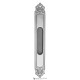 Ручка для раздвижной двери Venezia U122 DECOR LONG полированный хром (1шт.)