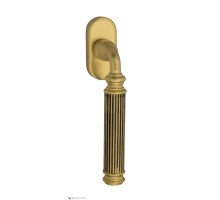 Ручка оконная Venezia MOSCA FW французское золото + коричневый