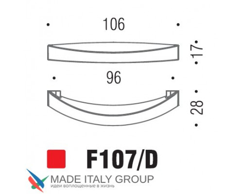 Ручка скоба модерн COLOMBO DESIGN F107D-CM матовый хром 96 мм Ручка скоба модерн COLOMBO DESIGN F107D-CM матовый хром 96 мм