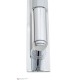 Ручка скоба Venezia EXA ZIG PL-Y 340мм (290мм) полированный хром