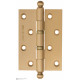 Дверная петля универсальная с круглым колпачком Fratelli Cattini CR102 102x75x3 SB матовое золото