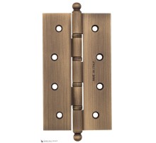 Дверная петля универсальная с круглым колпачком Fratelli Cattini CR152 152x90x3 BY матовая бронза