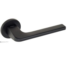 Дверная ручка на круглом основании Fratelli Cattini BOSTON 7FS-NM матовый черный