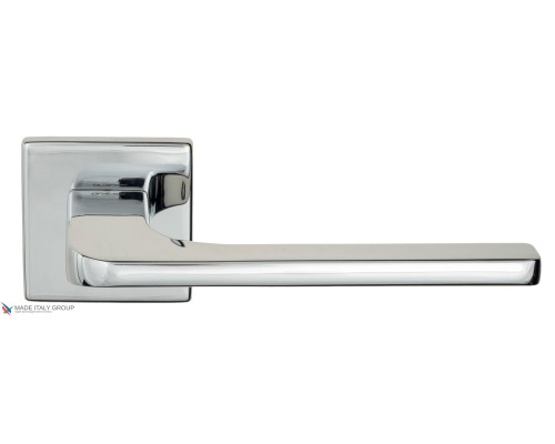 Дверная ручка на квадратном основании Fratelli Cattini BOSTON 8FS-CR полированный хром Дверная ручка на квадратном основании Fratelli Cattini BOSTON 8FS-CR полированный хром