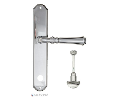 Дверная ручка на планке Fratelli Cattini GRACIA WC-2 PL02-CR полированный хром Дверная ручка на планке Fratelli Cattini GRACIA WC-2 PL02-CR полированный хром