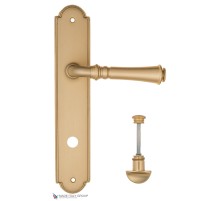 Дверная ручка на планке Fratelli Cattini GRACIA WC-2 PL257-BS матовая латунь