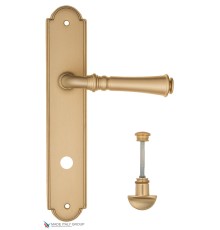 Дверная ручка на планке Fratelli Cattini GRACIA WC-2 PL257-BS матовая латунь