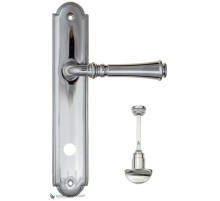Дверная ручка на планке Fratelli Cattini GRACIA WC-2 PL257-CR полированный хром