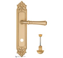 Дверная ручка на планке Fratelli Cattini GRACIA WC-2 PL96-BS матовая латунь