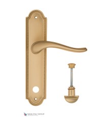 Дверная ручка на планке Fratelli Cattini LAVERA WC-2 PL248-BS матовая латунь