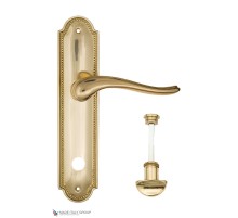 Дверная ручка на планке Fratelli Cattini LAVERA WC-2 PL248-OLV полированная латунь