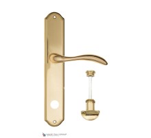 Дверная ручка на планке Fratelli Cattini LUCCIA WC-2 PL02-OLV полированная латунь Дверная ручка на планке Fratelli Cattini LUCCIA WC-2 PL02-OLV полированная латунь