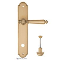 Дверная ручка на планке Fratelli Cattini MARANI WC-2 PL257-BS матовая латунь Дверная ручка на планке Fratelli Cattini MARANI WC-2 PL257-BS матовая латунь