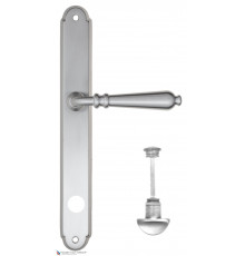 Дверная ручка на планке Fratelli Cattini NAPOLI WC-2 PL01-CS матовый хром