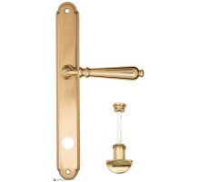 Дверная ручка на планке Fratelli Cattini NAPOLI WC-2 PL01-OLV полированная латунь