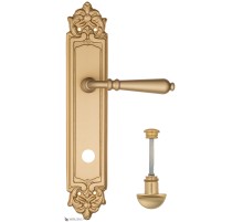 Дверная ручка на планке Fratelli Cattini NAPOLI WC-2 PL96-BS матовая латунь