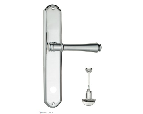 Дверная ручка на планке Fratelli Cattini PICCO WC-2 PL02-CR полированный хром