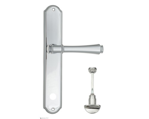 Дверная ручка на планке Fratelli Cattini PICCO WC-2 PL02-CR полированный хром