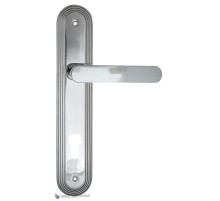 Дверная ручка на планке Fratelli Cattini PIPPA CYL PL288-CR полированный хром