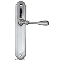 Дверная ручка на планке Fratelli Cattini RETRO PL257-CR полированный хром