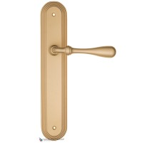 Дверная ручка на планке Fratelli Cattini RETRO PL288-BS матовая латунь