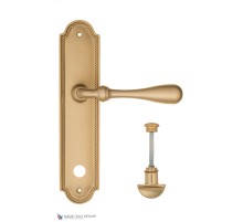 Дверная ручка на планке Fratelli Cattini RETRO WC-2 PL248-BS матовая латунь