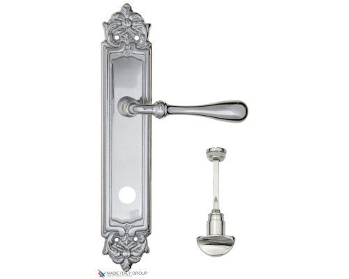 Дверная ручка на планке Fratelli Cattini RETRO WC-2 PL96-CR полированный хром Дверная ручка на планке Fratelli Cattini RETRO WC-2 PL96-CR полированный хром