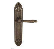 Дверная ручка Venezia PELLESTRINA на планке PL90 античная бронза