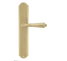 Дверная ручка Venezia VIGNOLE на планке PL02 полированная латунь