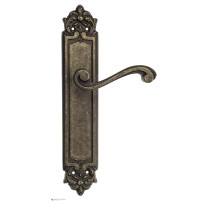 Дверная ручка Venezia VIVALDI на планке PL96 античная бронза