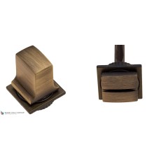 Фиксатор поворотный на MINI квадратном основании Fratelli Cattini WC-8 4FS-BY матовая бронза