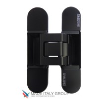 KUBICA HYBRID K6380 38CM NR петля скрытая универсальная асимметричная, цвет ЧЕРНЫЙ (80 kg)