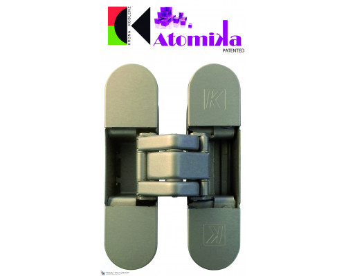 KUBICA K8000 ATOMIKA DXSX, NS петля скрытая универсальная МАТОВЫЙ НИКЕЛЬ (60 kg) KUBICA K8000 ATOMIKA DXSX, NS петля скрытая универсальная МАТОВЫЙ НИКЕЛЬ (60 kg)