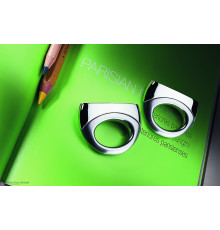 Ручка кнопка модерн COLOMBO DESIGN F524-CM матовый хром / хром
