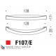 Ручка скоба модерн COLOMBO DESIGN F107E-CM матовый хром 128 мм