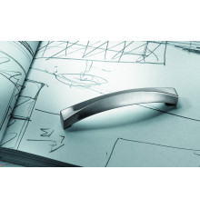 Ручка скоба модерн COLOMBO DESIGN F107E-CR полированный хром 128 мм